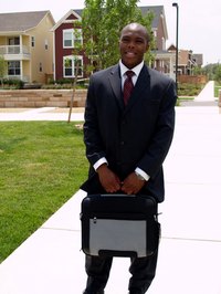 Celebrate the new MBA's graduation before he heads off to work.