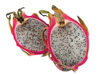 Dragon fruit flesh can be white, red or magenta.