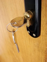 Dual-cylinder deadbolt locks are often used to prevent burglaries.