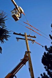 Utility companies provide power, water, heat and other necessities.