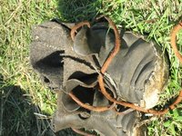 Patch up your moccasins, and they'll be as good as new.