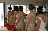 Hem your bridesmaids' dresses with a 1-2-3 process.