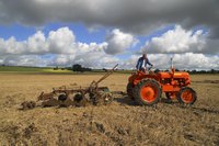 Bottom plows are used in farming.