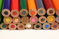 Colored pencils are sold individually or in box sets.