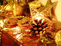 You don't have to deface the brick to hang Christmas lights.