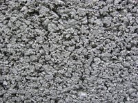 Concrete, depending on its use, has a coarse or fine texture.