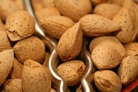 Almond flour can be made at home by grinding dry, roasted almonds.