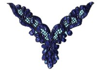 Beaded and sequined appliques can add glamour to any fabric project.