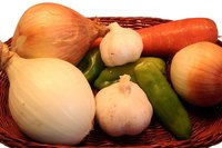 Grow a variety of vegetables in a container garden.