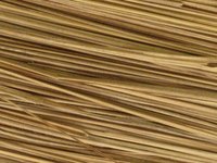 Thatch mini huts with straw.