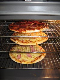 Dinner's ready sooner when cooking with the convection setting.