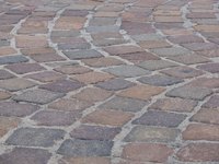 LImestone tiles add classic beauty to your patio.