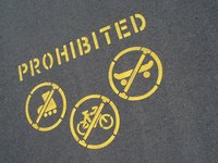 Stencils can be decorative or informative.