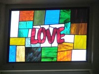 Use simple lines to make a stained-glass photo frame.