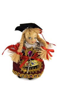 Dress up your dolls in seasonal clothing for craft shows