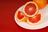 Blood oranges are grown in Spain and are often used to make sangria.