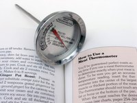 A meat thermometer helps you cook the ham to the desired doneness.