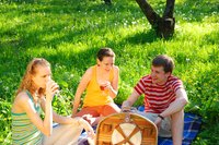 Preparing a picnic for a small group is easier than a picnic for 50.