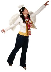 Movable costume wings are the crowning piece to any realistic winged costume.