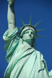 Children can make different sculptures of the Statue of Liberty.