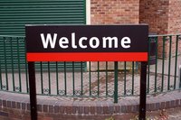 Outdoor signs need to be tough enough to handle all weather conditions.