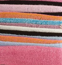 Loosely woven fabrics are easiest to unravel.