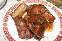 Oven roasted riblets are tender and full of flavor.
