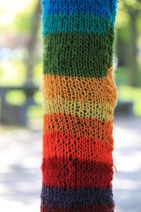 You can make a knitted scarf longer.