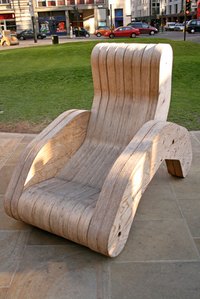 Wood lamination and bending can be used in furniture making.