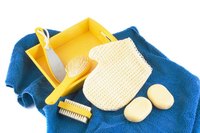 Add a shower scrubbie to your shower tool kit.