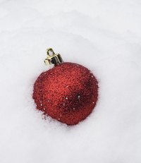 Use cotton batting to simulate snow.