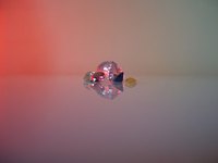 Topaz is a clear gem that can be found in various colors.