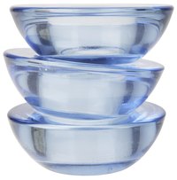 Acrylic is often clear and can be formed into many shapes.