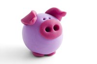 Fimo is available in an assortment of vivid colors.