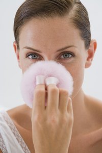 Powder puffs offer a soft, luxurious way to apply body powders.