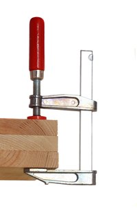 Clamping two or more warped pieces together makes the straightening process more efficient.