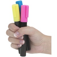 You can use neon highlighters to make fluorescent dye.