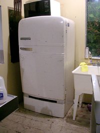 Microwave and refrigerator