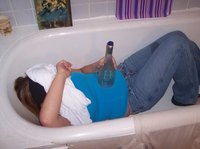 Women are harder hit by the same amount of alcohol than men.