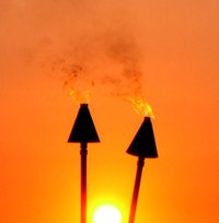 Tiki torches