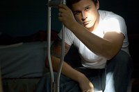 Recovering from knee surgery