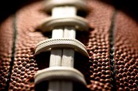 Surprise--the old pigskin is really pebble-grained cowhide.
