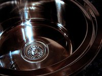 Stainless steel sinks are an affordable, durable option.