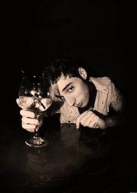 Alcohol and breathing.