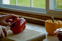 Peppers are prone to brown spotting.