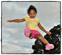 Child Jumping in the Air