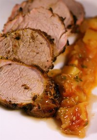 Irish boiling bacon is more similar to the pork loin pictured above than it is to American-style bacon.