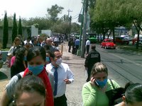Population preparing for an influenza outbreak, a situation in which Tamiflu might be used.