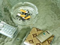 Smoking inside leaves residue on painted walls.