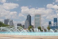 Downtown Jacksonville, Florida, as seen from Friendship Park.